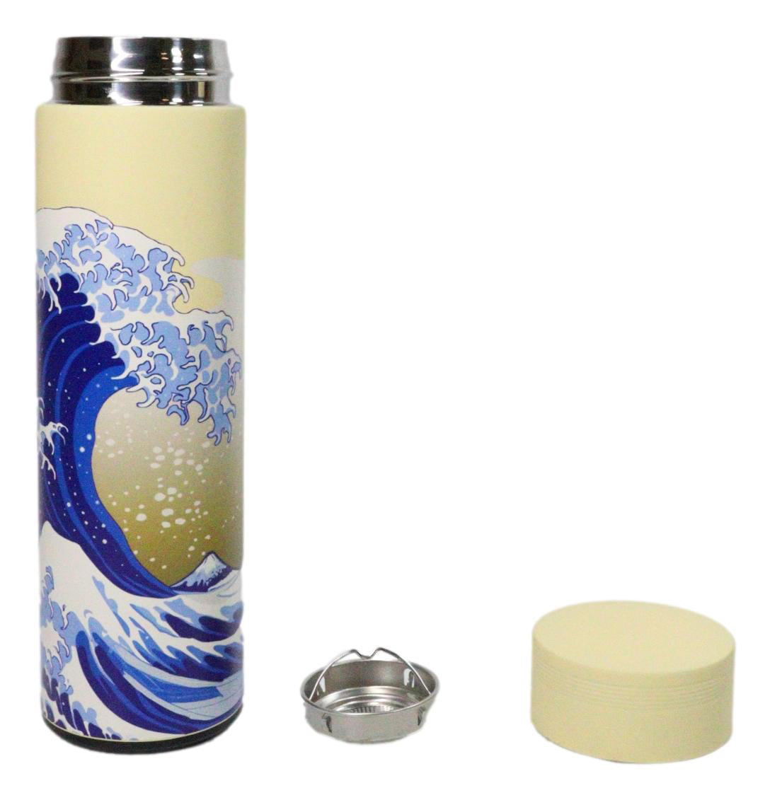 Great Wave 17oz Vacuum Insulated Stainless Steel Thermos Bottle with Tea Infuser