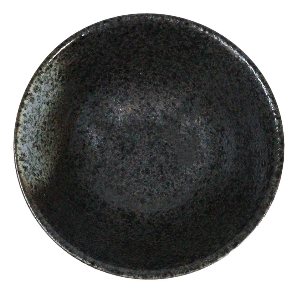 Pack Of 6 Charcoal Grey Hakumu Collection Small Rice Soup Appetizer Bowls 10oz