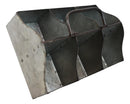 Farmhouse Galvanized Metal Rustic 6 Slots Wine Bottle Holder Basket With Handle
