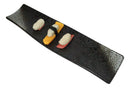 Grey Hakumu Collection Large 16.5" Elongated Rectangular Wavy Serving Platter
