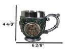 Celtic Triple Moon Goddess Maiden Mother Crone Ivy Leaves Wiccan Teacup Mug 10oz