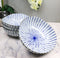 Pack Of 4 Fubuki Tokusa Made In Japan Round Flair Deep Plates Shallow Bowls 36oz