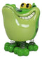 Whimsical Swamp Bayou Alligator Money Piggy Bank W/ Bobble Spring Legs Figurine