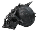 Hell Spawn Silver Spiked Horns Demon Pit Lord Crownbreaker Skull Figurine 8.5"L