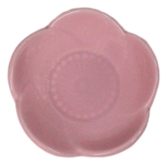 Ebros Set of 6 Pink Sakura Cherry Blossom Porcelain Sauce Dishes 3 Inch