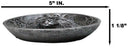 Wolf Incense Burner with Triple Moon & Celtic Knotwork, 5-Inch Round Ash Catcher