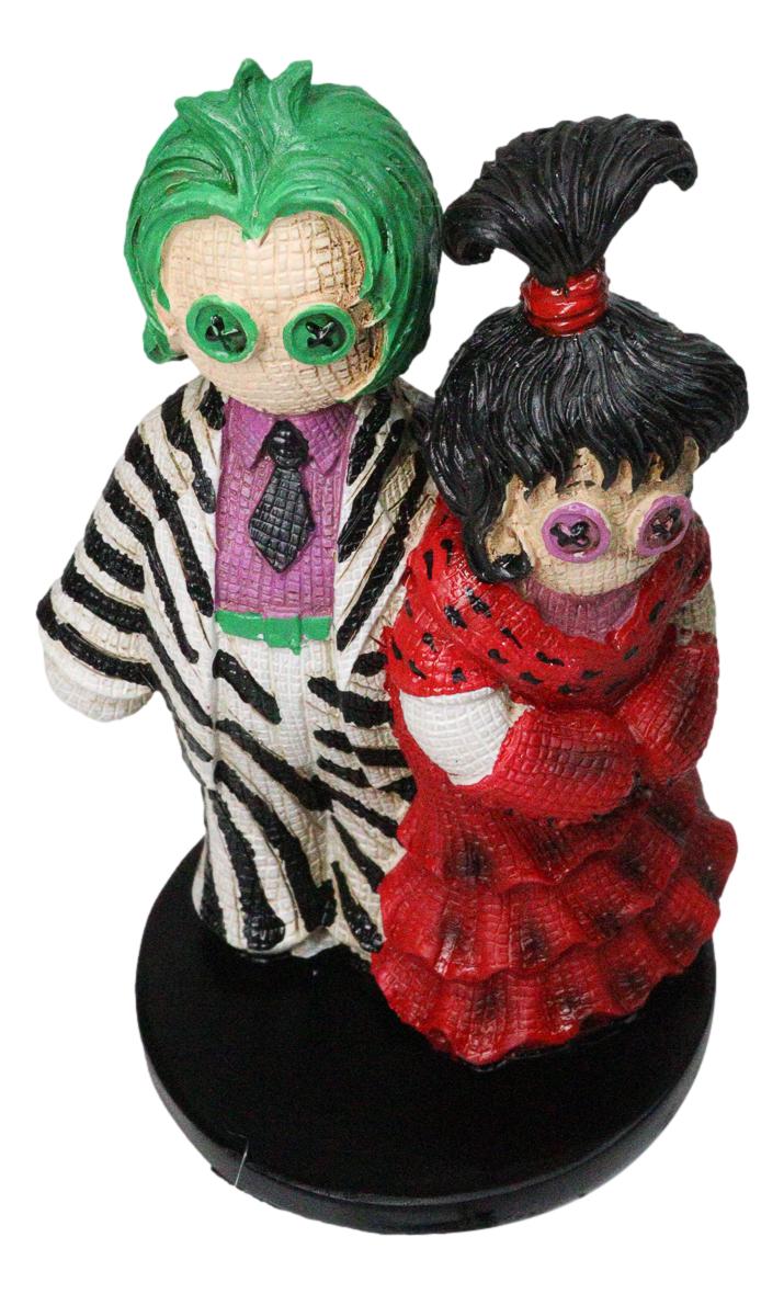 Gothic Dead Beetlejuice And Lydia Romance Halloween Pinheads Monster Figurine