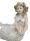 Vintage Ocean Atlantis Seated Mergirl Mermaid Coraline With Pearly Tail Figurine