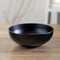 Pack Of 6 Modern Matte Black Melamine Round Appetizer Rice Shallow Bowls 16oz