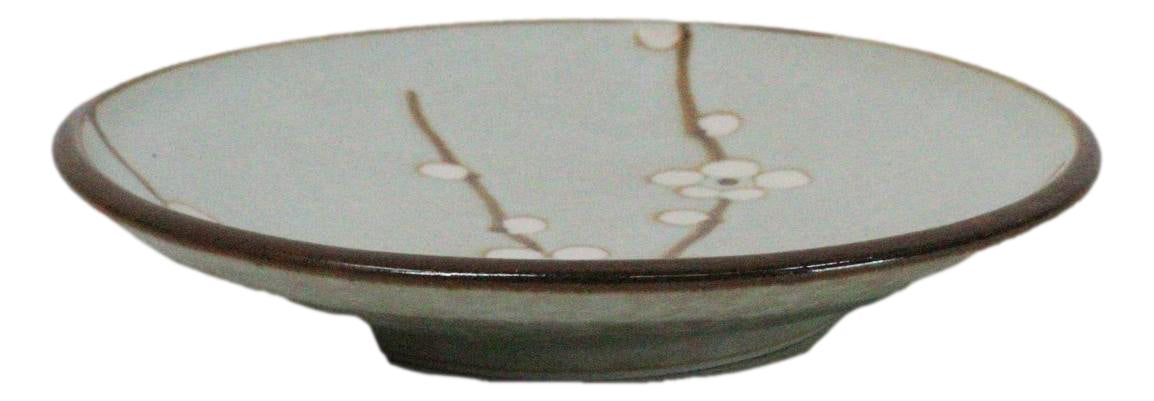 Set Of 12 Sakura Cherry Blossoms Japanese Porcelain Appetizer Dessert Plates