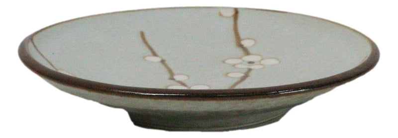 Set Of 12 Sakura Cherry Blossoms Japanese Porcelain Appetizer Dessert Plates