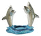 Ocean Marine Byron Bay Twin Great White Sharks Rising Above Water Wine Holder