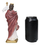 Martyr Saint Ursula Holding Cross Staff Figurine 8.25" H Patroness of Cologne