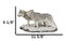 Winter Woodlands Moon Twilight Romance Arctic Snow Wolf Couple Figurine 11.5"L