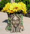 Celtic Greenman Tree Woman Gaia Dryad Ent Earth Goddess Floral Planter Figurine