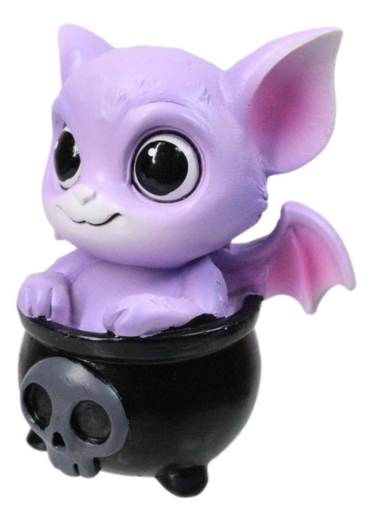 Purple Wandra Drake Potion Pals Small Baby Dragon Imp InCauldron Figurine