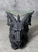 Occult Winged Baphomet Sabbatic Goat Pentagram Candle Oil Tart Scent Burner