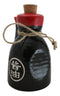 Pack of 6 Porcelain Calligraphy Soy Sauce Vinegar Condiment Dispenser Flask 7oz