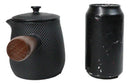 Kyusu Style Side Handle Hobnails Cast Iron Teapot 18oz With Enameled Interior