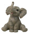 Wildlife African Savanna Elephant Young Calf with Trunk Up Figurine 5"