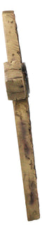 Rustic Horizontal Ichthys Jesus Fish Symbol With Arrows Faux Wooden Wall Cross