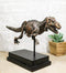 Jurassic T-Rex Tyrannosaurus Rex Dinosaur Fossil Skeleton Statue On Base Stand