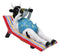 Cow Parade Ocean Beach Getaway Sunbather Cow Reading Book Collector's Figurine