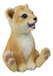 Adorable Prince of The Safari Jungle Forest African Lion Cub Figurine 4" Long