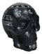 Gothic Wicca Black Mystic Arts Planetarium Zodiac Celestial Ancient Symbols Skull Figurine
