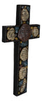 Rustic Western Colorful Pebbles With Bible Scriptures Faith Hope Love Wall Cross