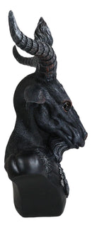 Solve Et Coagula Pentagram Evil Eye Satan Sabbatic Goat Idol Baphomet Figurine - Ebros Gift