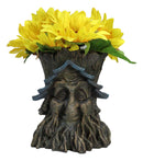 Celtic Greenman Tree Man Sacred Dryad Ent Earth Goddess Floral Planter Figurine