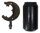 Pack Of 3 Rustic Cast Iron Celestial Half Crescent Moon And Stars Wall Hooks