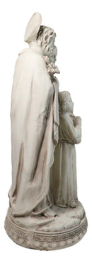 Catholic Church The Holy Family Mary Joseph Jesus Large Outdoor Statue 24" Tall - Ebros Gift