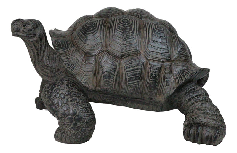 Realistic Marine Lifelike Galapagos Giant Tortoise Turtle Large Statue 18"L