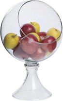 Contemporary Clear Glass Globe Storage Display Bowl 16"H Fruits Succulents