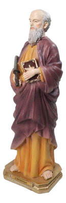 Apostle Of Jesus Martyr Saint Bartholomew Holding Knife Figurine 12" Series