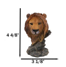 Safari Grasslands Jungle Pride Rock Lion King Bust Decorative Figurine 4.75" H