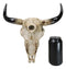 Southwestern Tribal Buffalo Skull Tribal Indian Chief Scrollwork Wall Decor