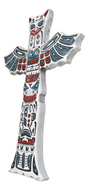 Tribal Native Indigenous Tiki Animal Totem Pole Wall Cross Decor Plaque