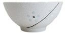 Pack Of 6 Ceramic Yukino Hana Collection Small Rice Soup Appetizer Bowls 10oz