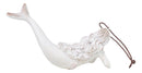 Set Of 6 Antique White Ocean Marine Mermaid Wall Hanging Decor Tree Ornaments