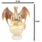 Solar Galaxy Planet Jupiter Terrestrial Guardian Beige Orange Dragon Figurine