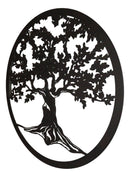 Brown 24"D Oversized Celtic Tree of Life Medallion Metal Wall Circle Plaque