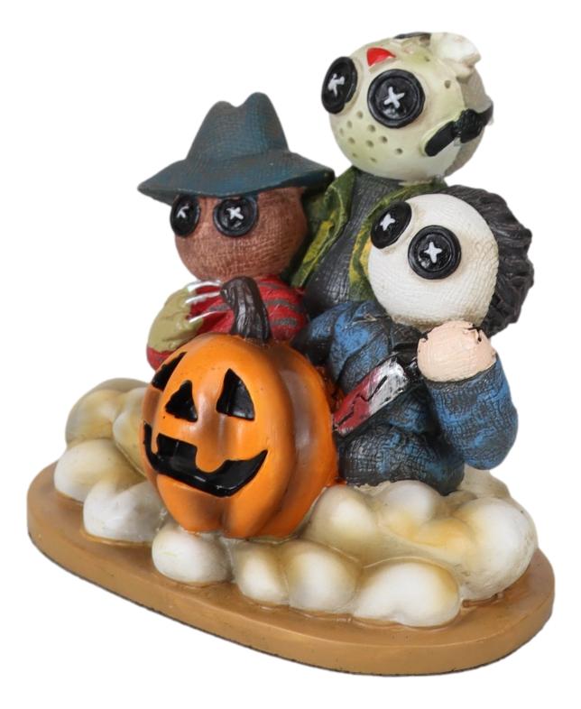 Pinheadz Voodoo Monsters Horror Trio Freddy Jason Myers Murder Terror Figurine