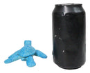 Pack Of 4 Blue Patina Cast Iron Sea Turtle Tortoise Hatchling 4"L Figurines