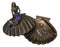 Beautiful Mermaid Sitting On Giant Sea Shell Decorative Jewelry Box Figurine