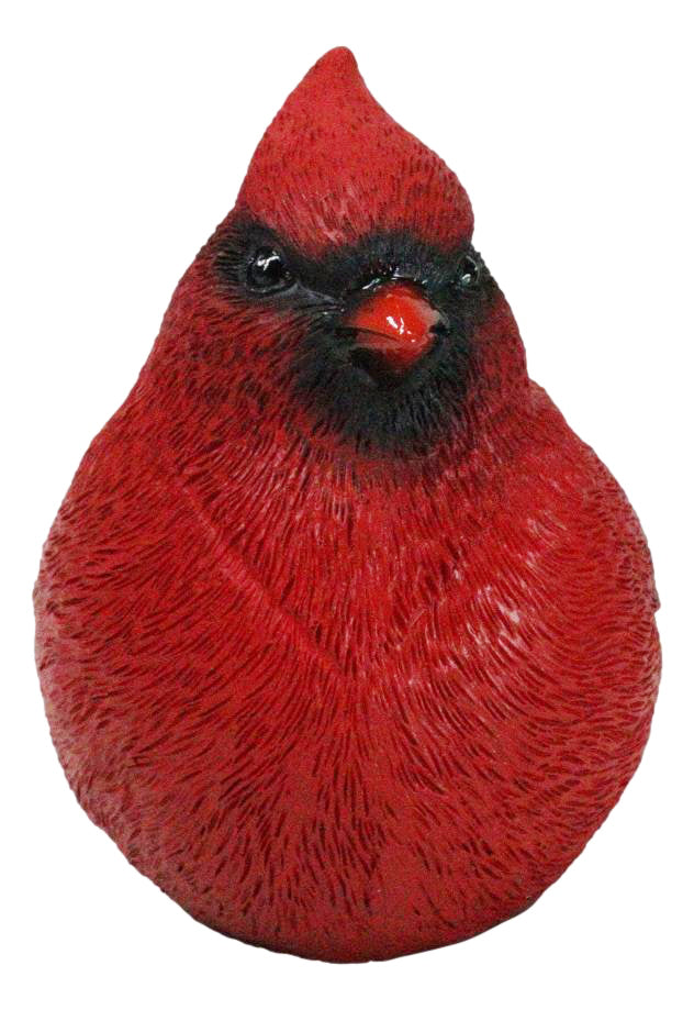 Faux Taxidermy Realistic Northern Male Red Cardinal Bird On Perch Figurine - Ebros Gift