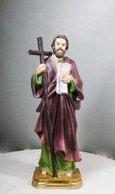Apostle Disciple Of Jesus Saint Philip Holding Tall Cross Figurine 12" Series