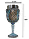 Celtic Knot Triple Moon Goddess Maiden Mother Crone Pagan Wiccan Wine Goblet